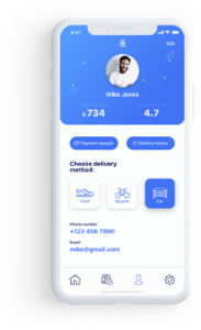 Annanow mobile application and website for tracking deliveries.